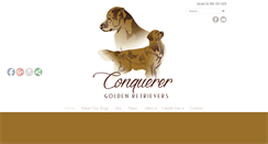 Desktop Screenshot of conquerergoldens.com